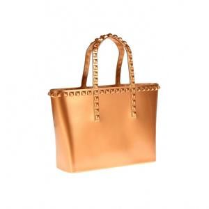 NEW CARMEN SOL women's grazia mini tote bag in rose gold